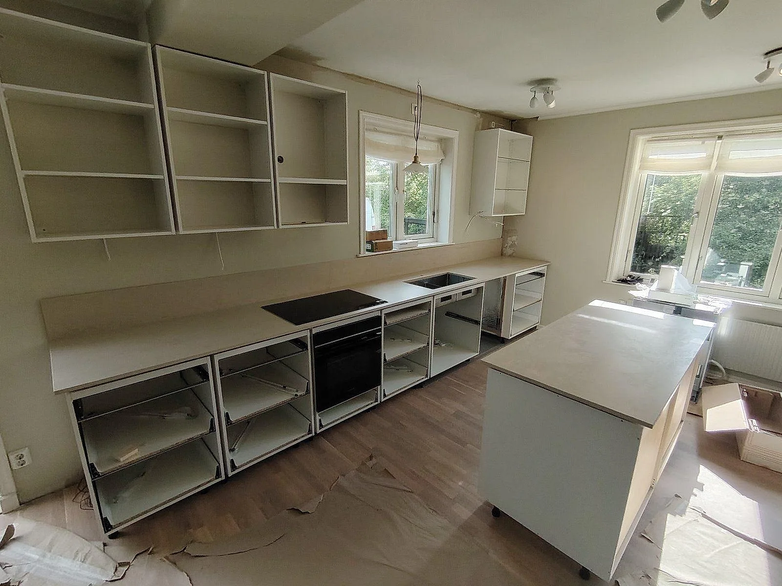 Gennemført projekt: Køkkenbordplade i Dekton Danae, Bromma.