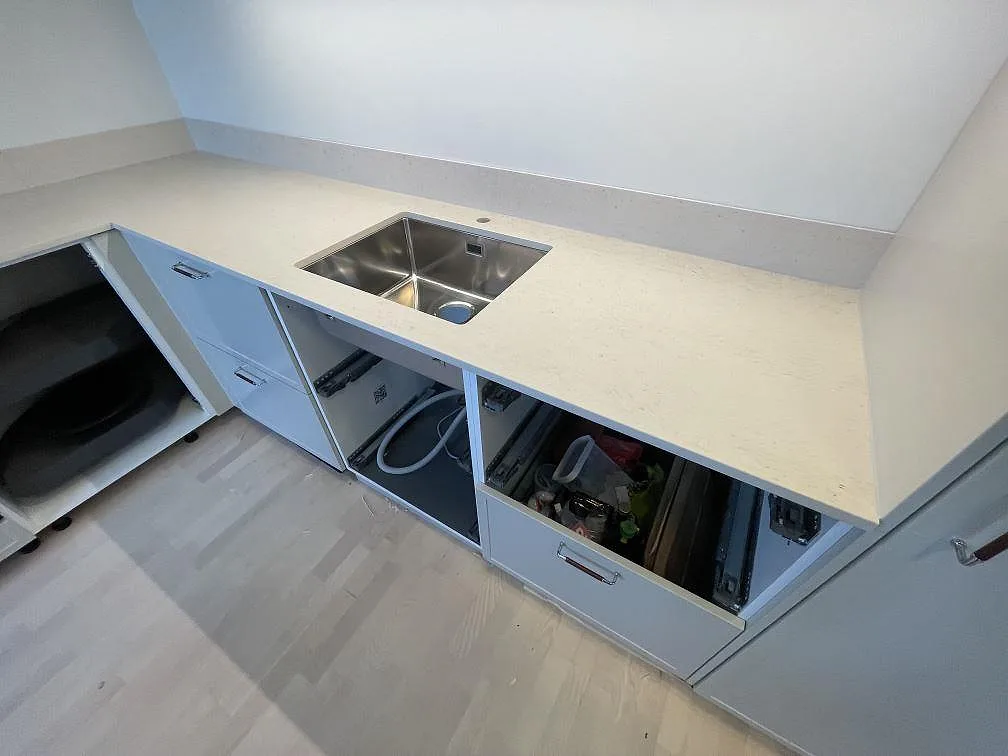 Køkkenbordplade i Dekton Danae, Hägersten – billede 3