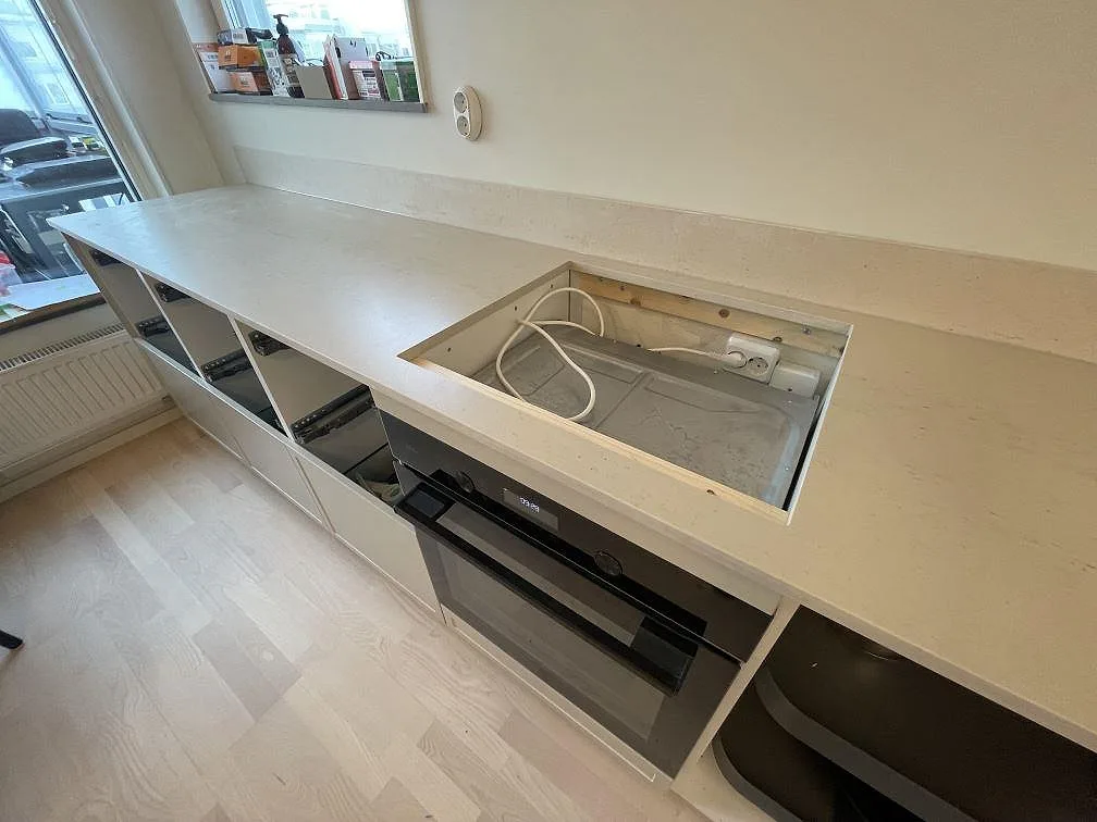 Køkkenbordplade i Dekton Danae, Hägersten – billede 4