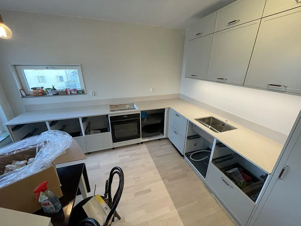 Køkkenbordplade i Dekton Danae, Hägersten – billede 2