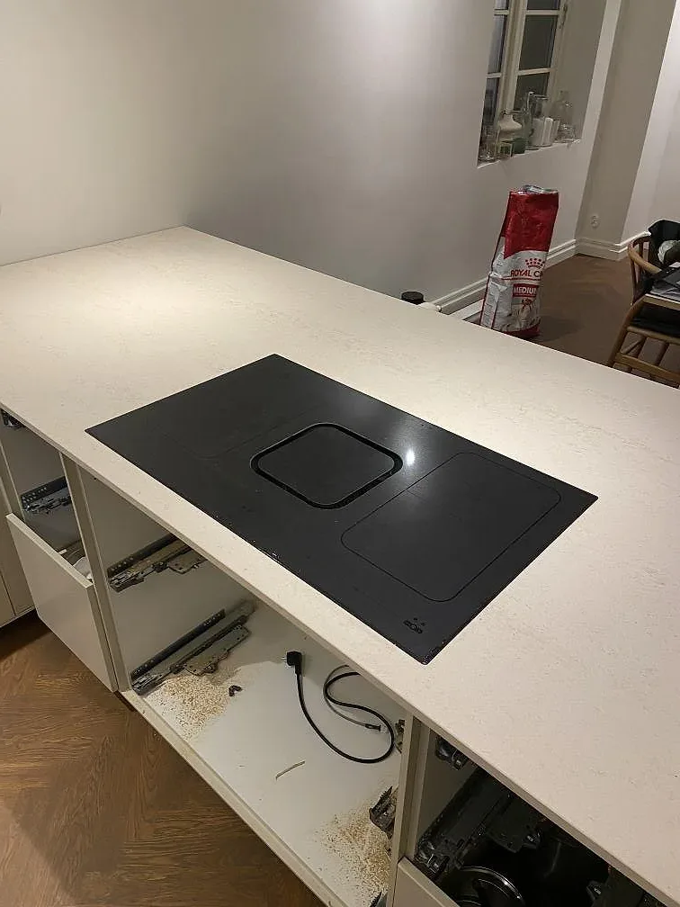 Køkkenbordplade i Dekton Danae, Lomma – billede 2