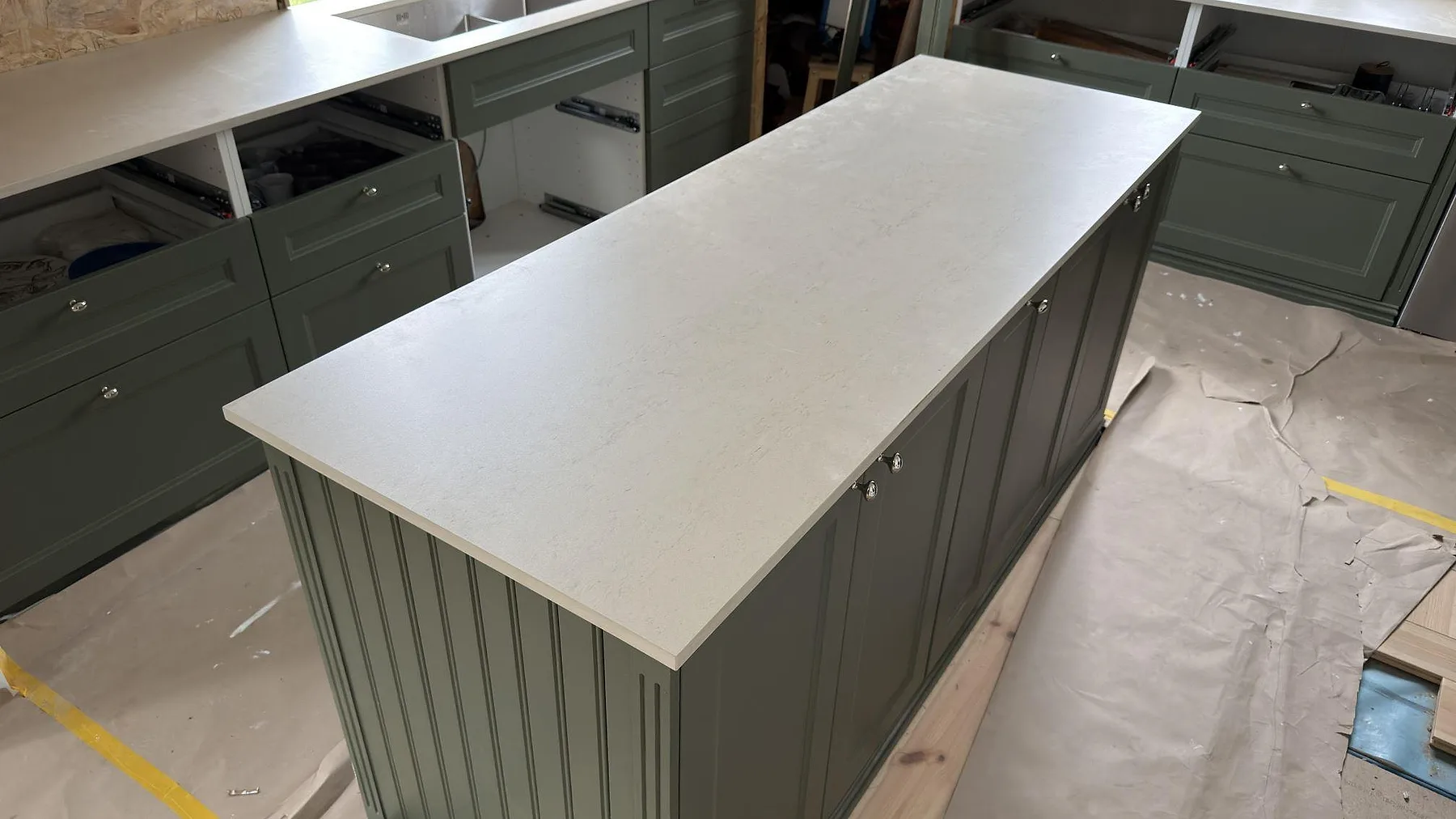 Køkkenbordplade i Dekton Danae, Österbybruk – billede 2