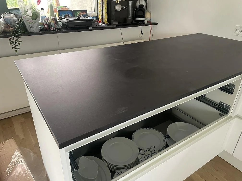 Køkkenbordplade i Dekton Domoos, Greve – billede 6