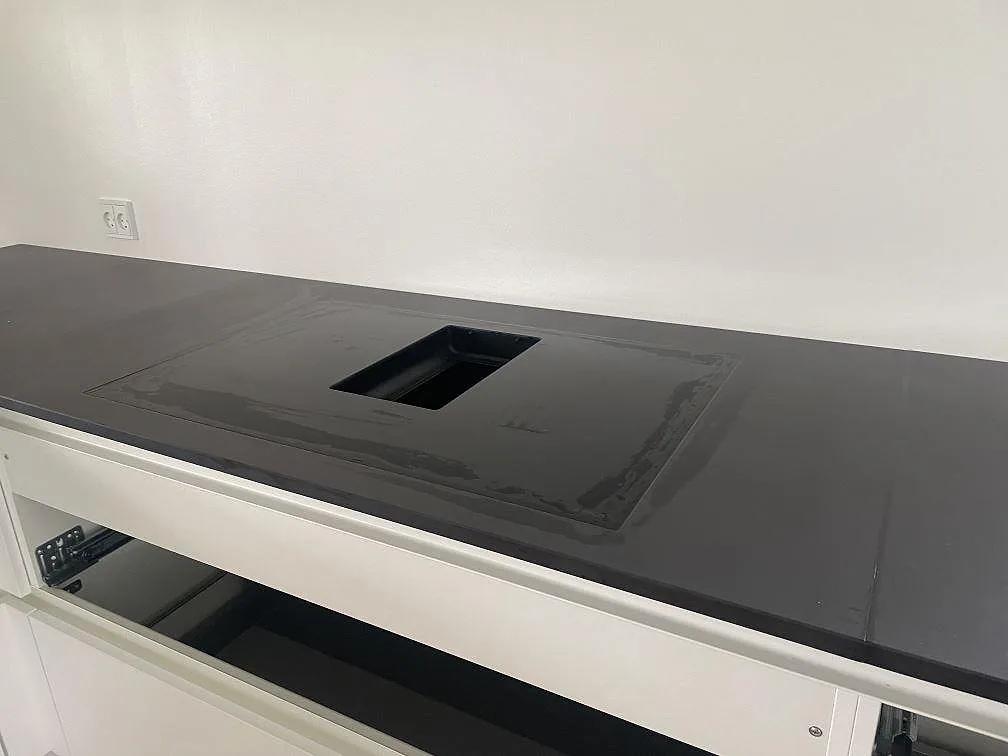 Køkkenbordplade i Dekton Domoos, Greve – billede 8