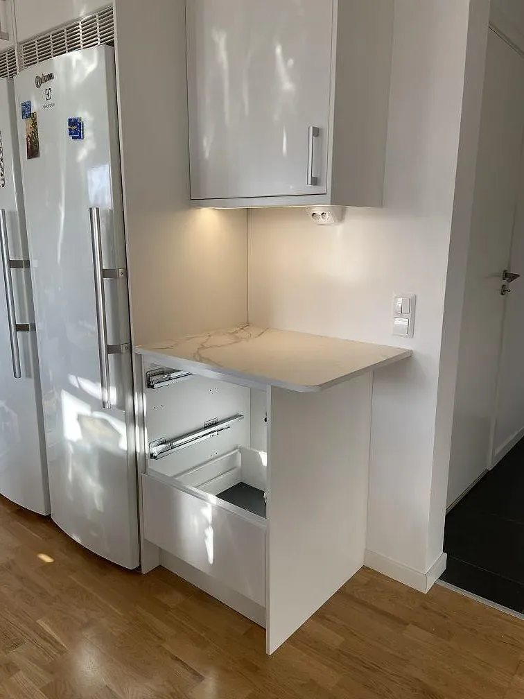 Køkkenbordplade i Dekton Entzo-keramik, Helsingborg – billede 2