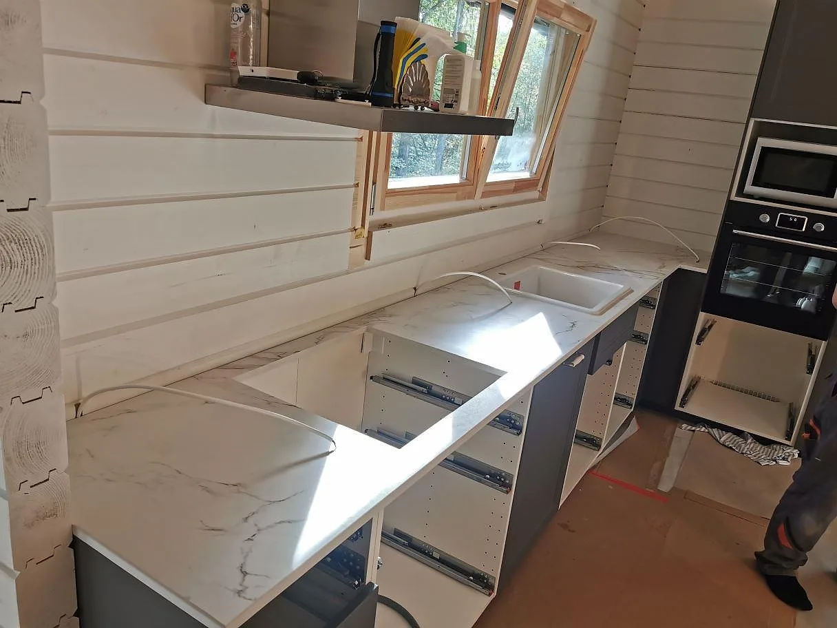 Køkkenbordplade i Dekton Entzo, Hörby