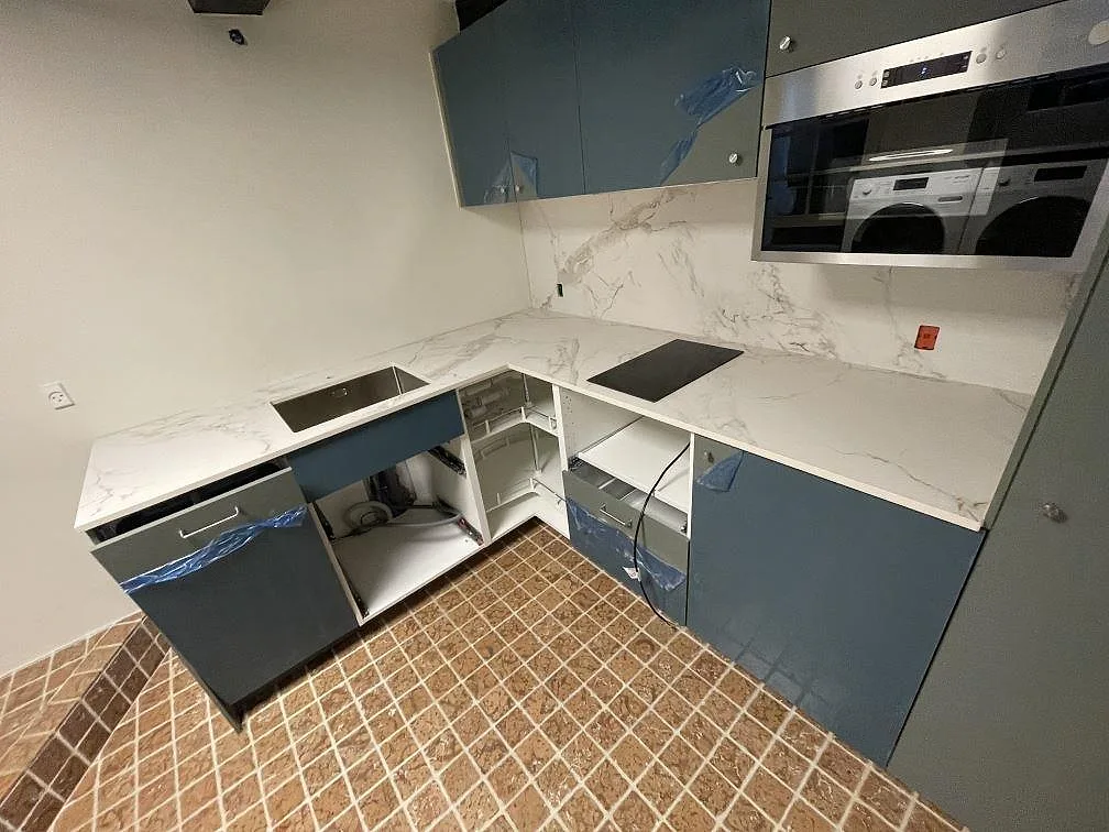 Køkkenbordplade i Dekton Entzo, København K