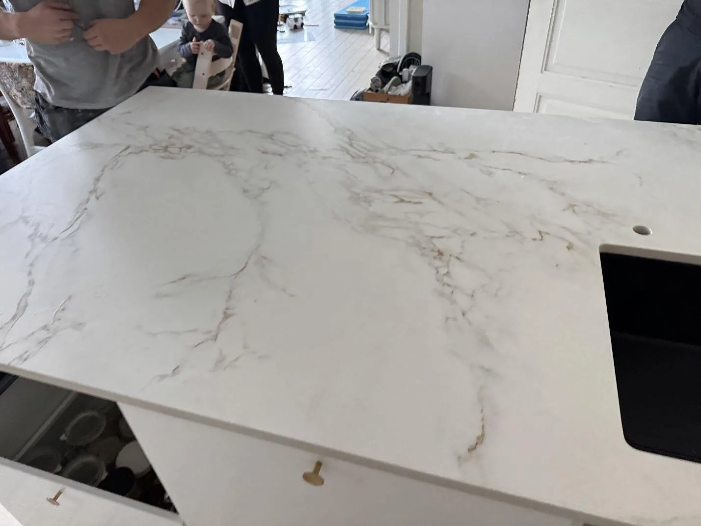 Køkkenbordplade i Dekton Entzo, København NV – billede 7