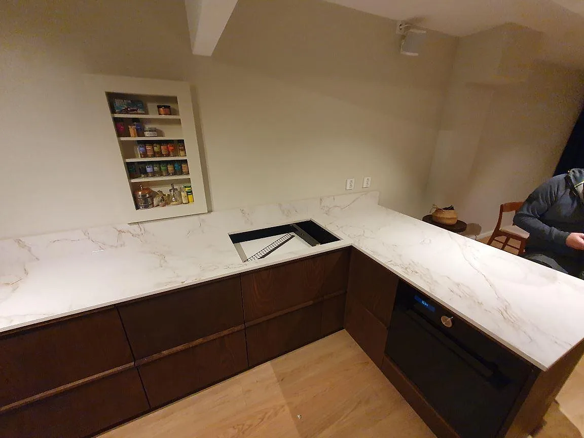 Køkkenbordplade i Dekton Entzo, Lidingö – billede 2