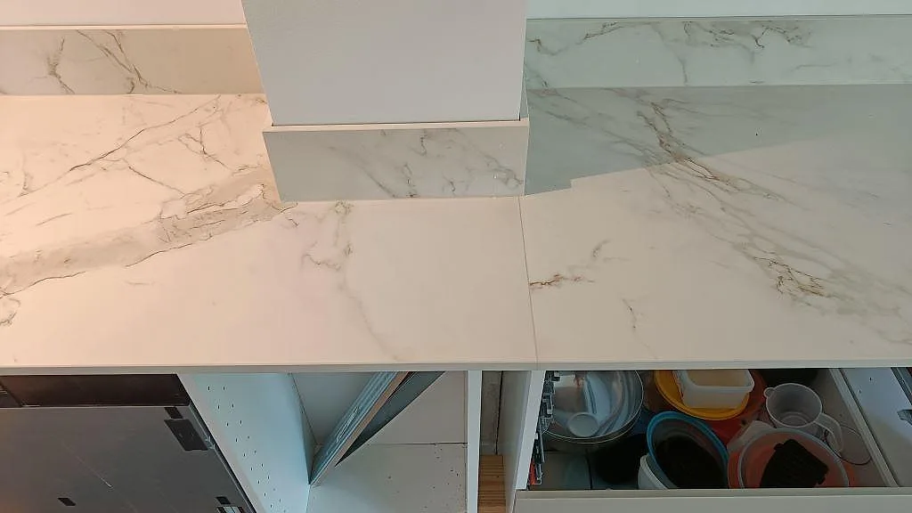 Køkkenbordplade i Dekton Entzo, Malmö – billede 6