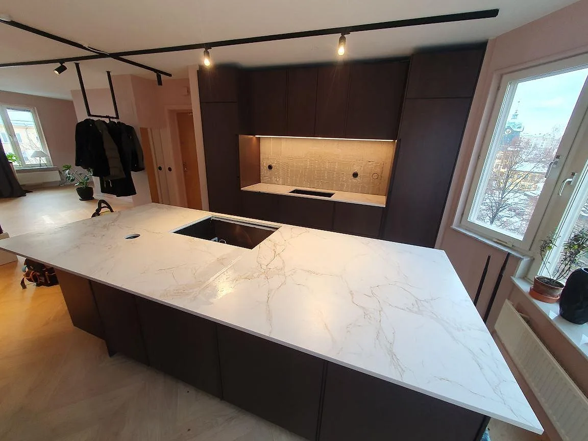 Køkkenbordplade i Dekton Entzo, Norrköping – billede 5
