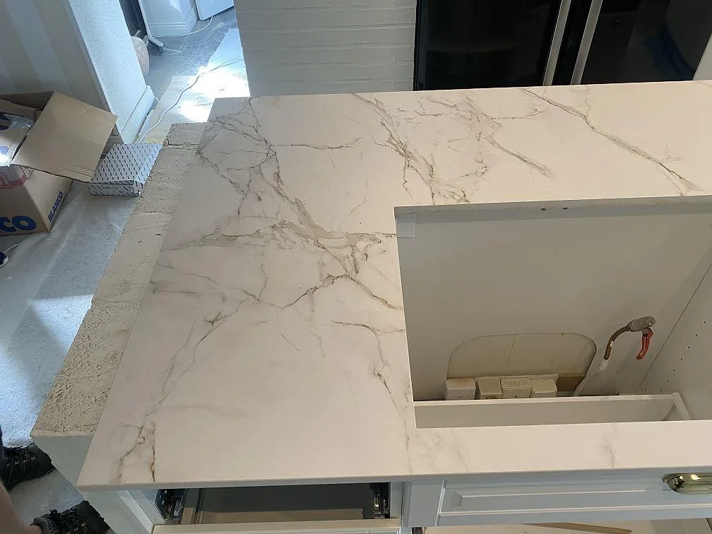 Køkkenbordplade i Dekton Entzo, Svedala – billede 8