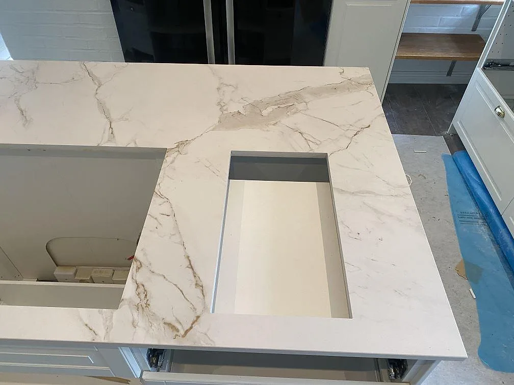 Køkkenbordplade i Dekton Entzo, Svedala – billede 7