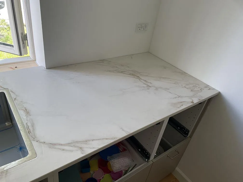 Køkkenbordplade i Dekton Entzo, Virum – billede 7