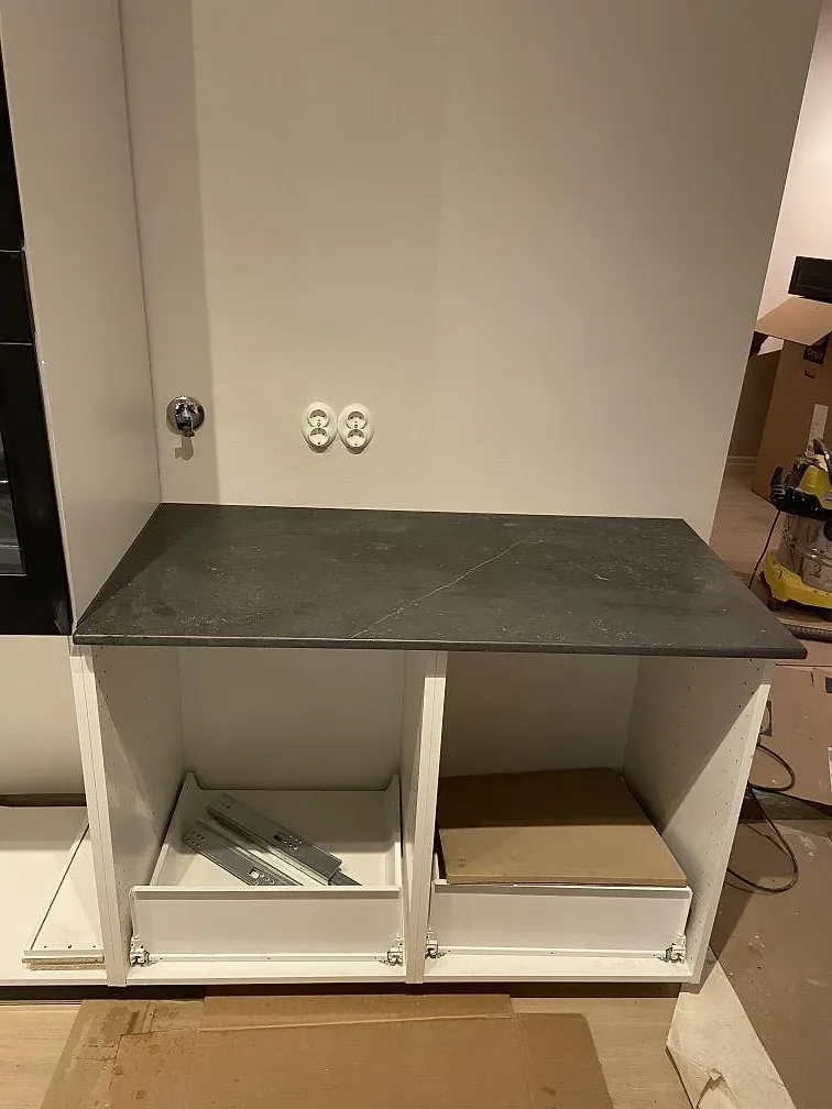 Køkkenbordplade i Dekton Fossil, Höllviken – billede 8