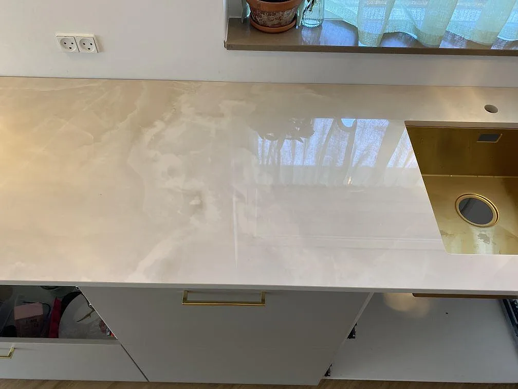 Køkkenbordplade i Dekton Helena, Espergærde – billede 6