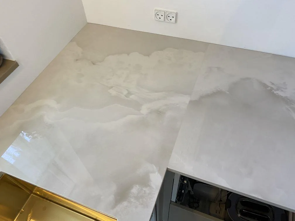 Køkkenbordplade i Dekton Helena, Espergærde – billede 8
