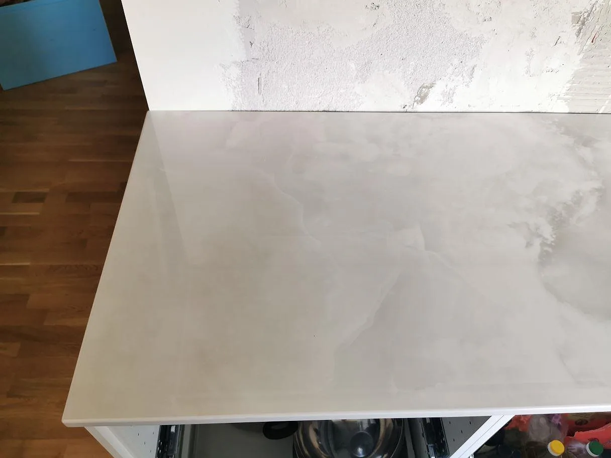 Køkkenbordplade i Dekton Helena-keramik, Malmö – billede 3