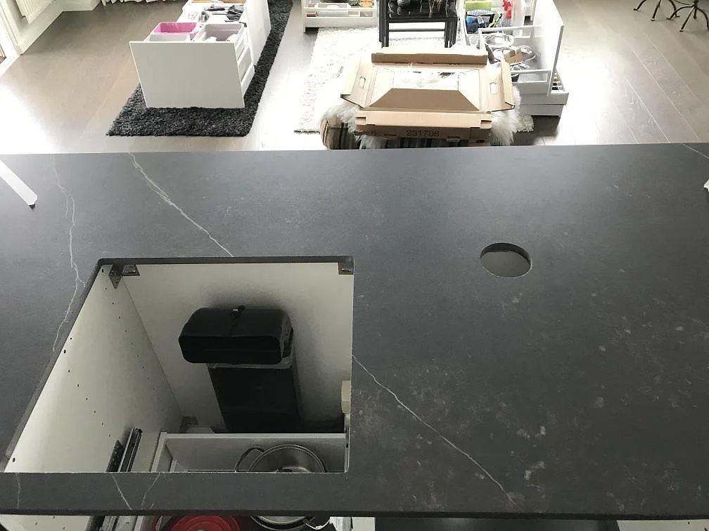 Køkkenbordplade i Dekton Kelya, Göteborg – billede 7