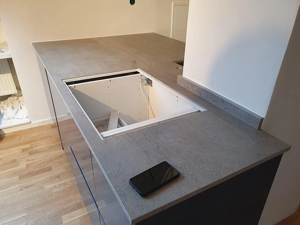 Køkkenbordplade i Dekton Keon, Stockholm – billede 2