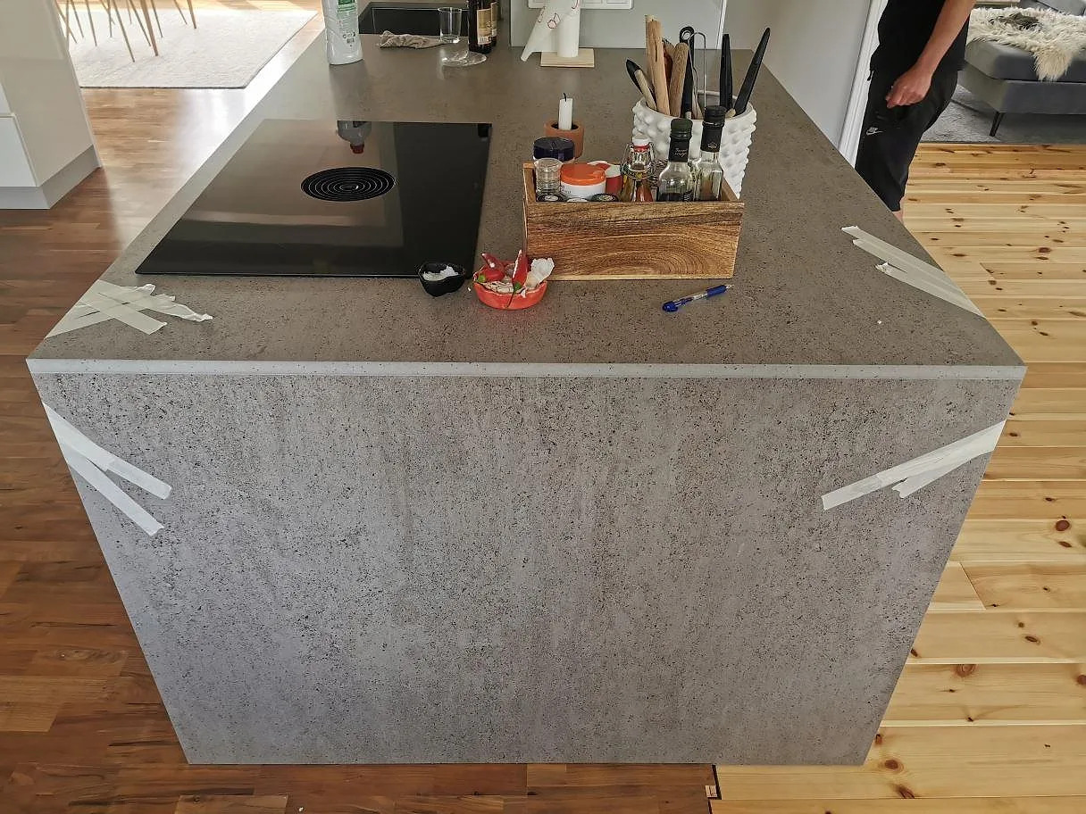 Køkkenø i Dekton Keon, Tingsryd