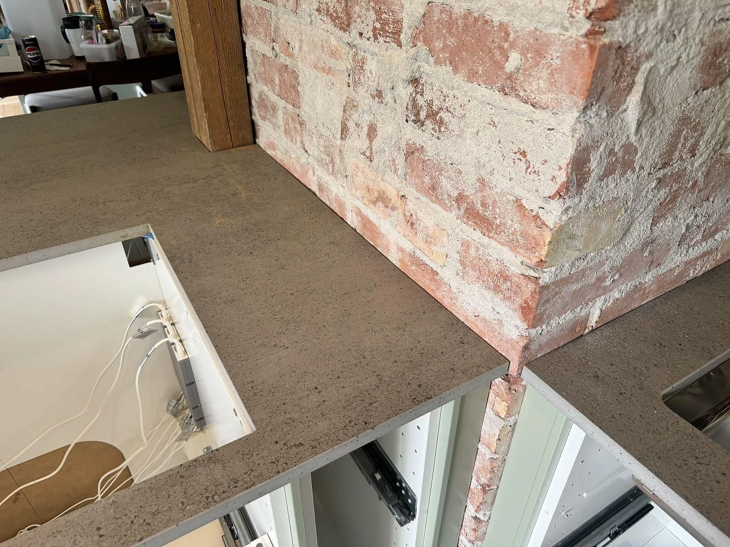 Køkkenbordplade i Dekton Keon, Trollhättan – billede 4