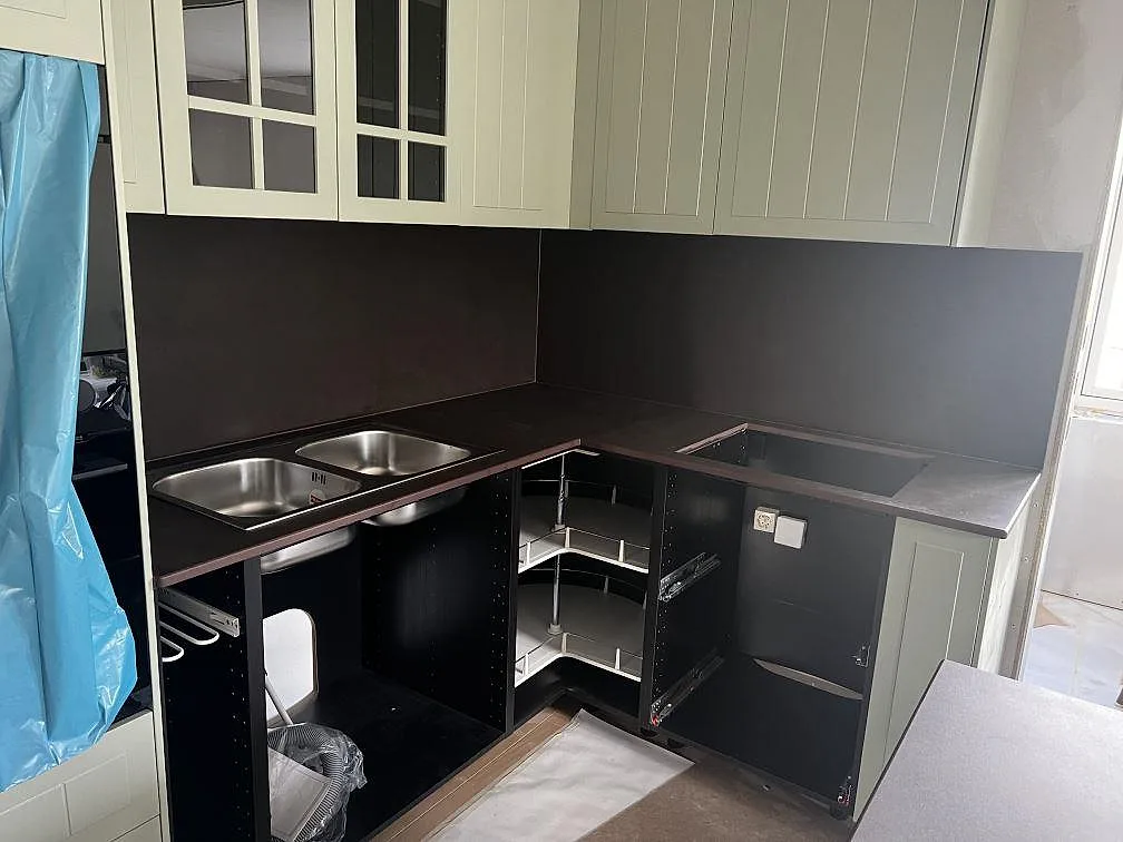 Køkkenbordplade i Dekton Keranium, Alingsås