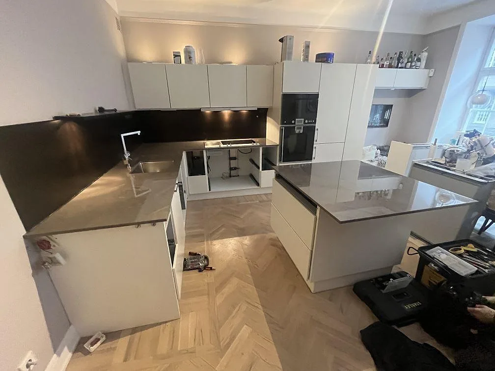 Køkkenbordplade i Dekton Korso, Stockholm