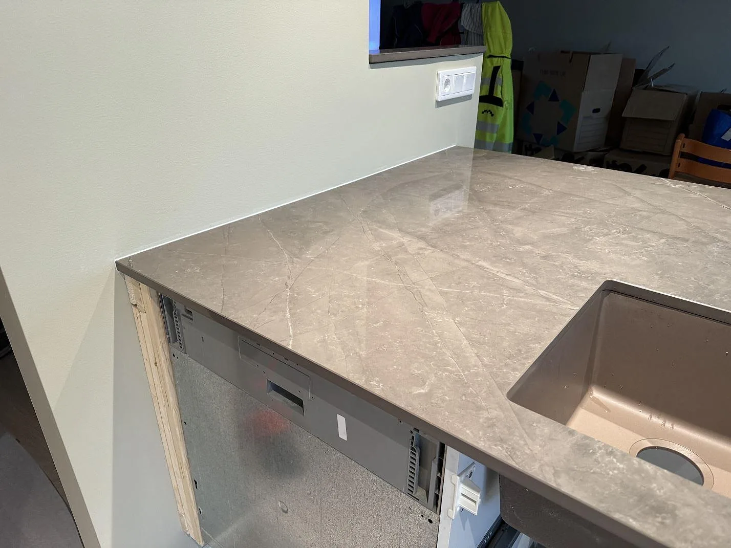 Køkkenbordplade i Dekton Korso, Tygelsjö