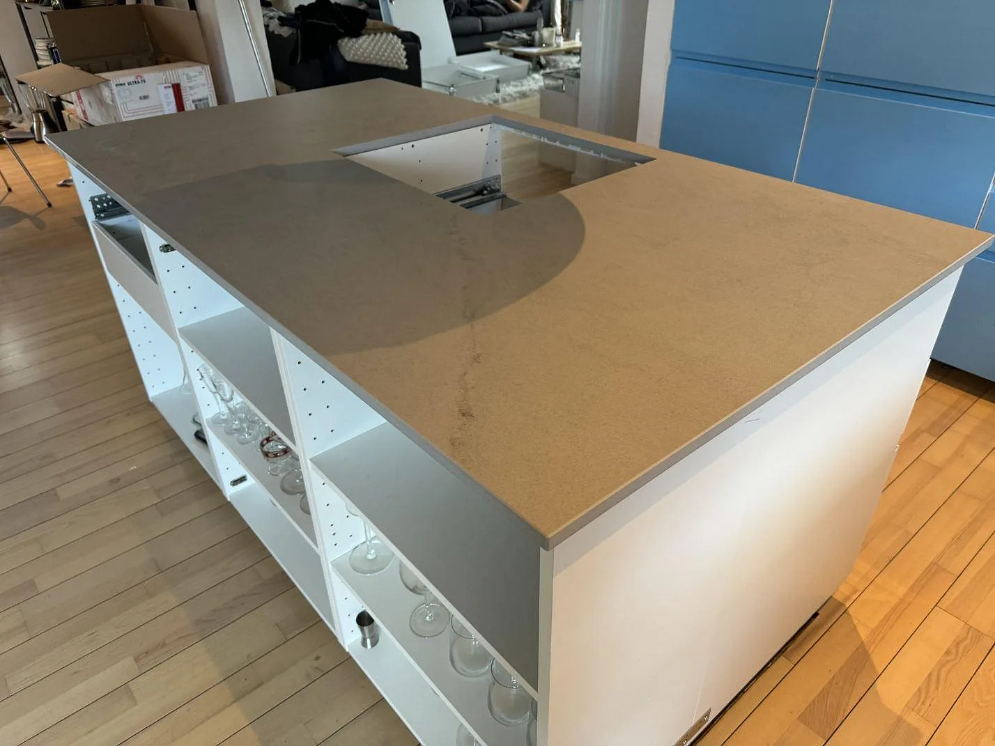 Gennemført projekt: Køkkenbordplade i Dekton Kovik, Rydebäck.