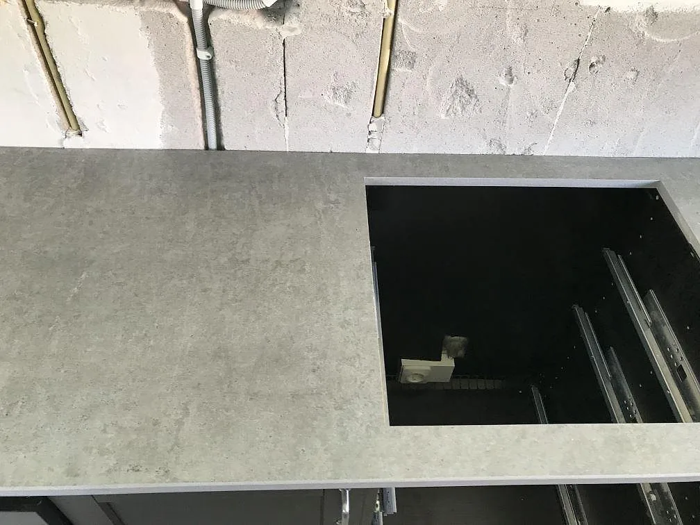 Køkkenbordplade i Dekton Kreta, Lund – billede 4