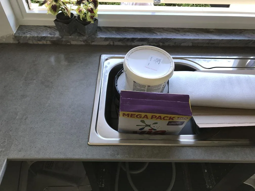 Køkkenbordplade i Dekton Kreta, Lund – billede 2