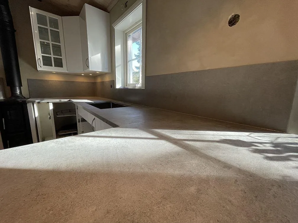 Køkkenbordplade i Dekton Kreta, Vendelsö – billede 6
