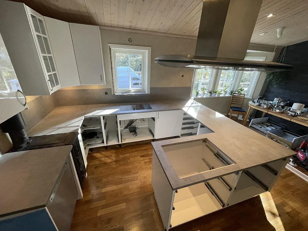 Køkkenbordplade i Dekton Kreta, Vendelsö – billede 3