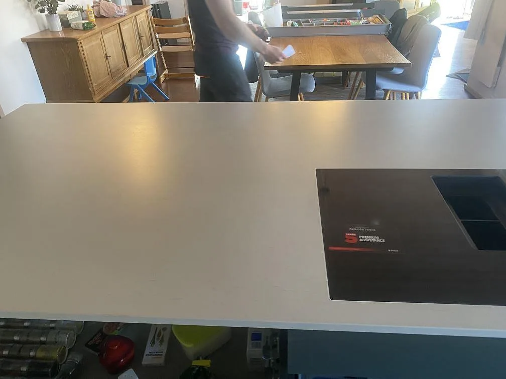 Køkkenbordplade i Dekton Laguna Velvet, Hvidovre – billede 3