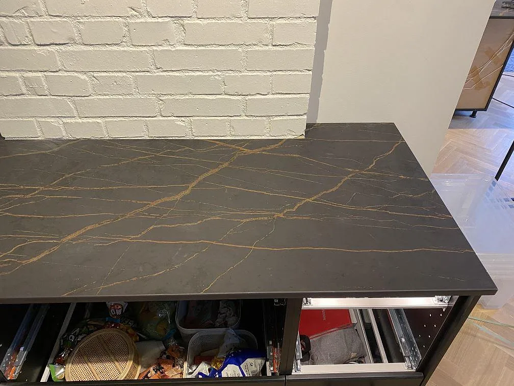 Køkkenbordplade i Dekton Laurent, Limhamn – billede 7