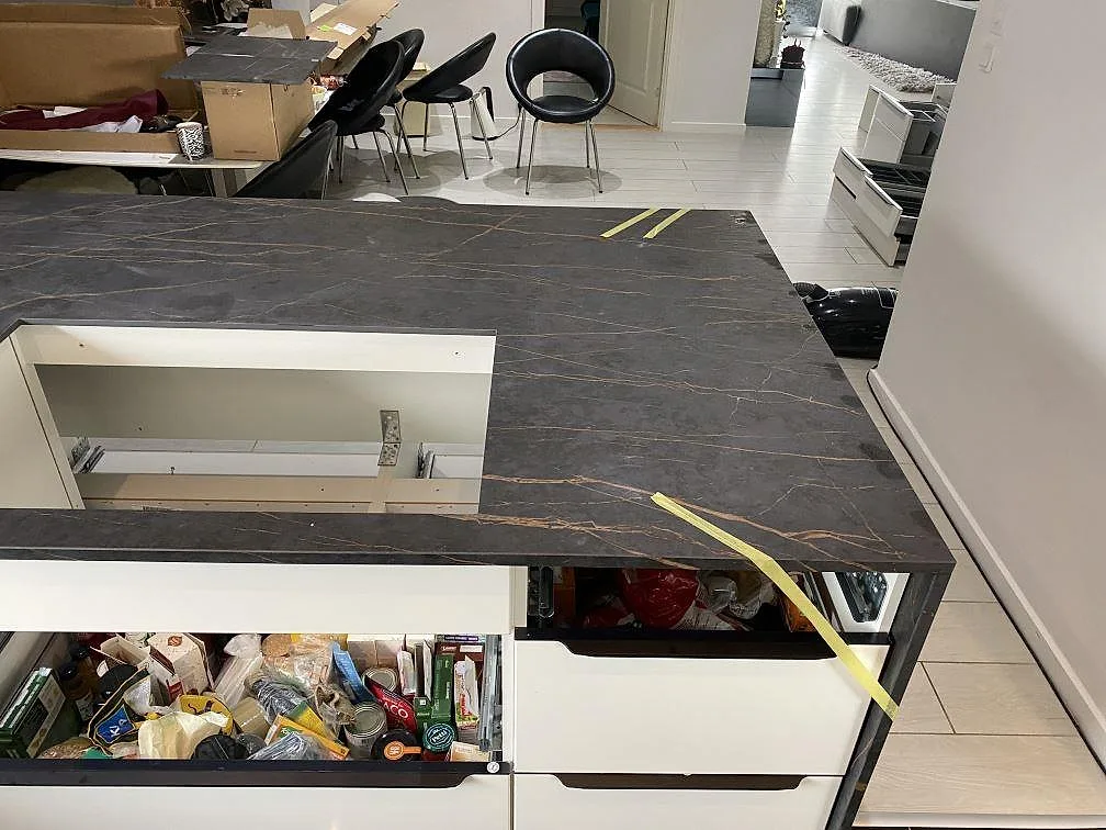 Køkkenbordplade i Dekton Laurent, Vallensbæk – billede 3