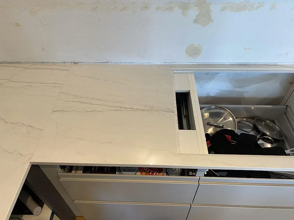 Køkkenbordplade i Dekton Limbo, København s – billede 5