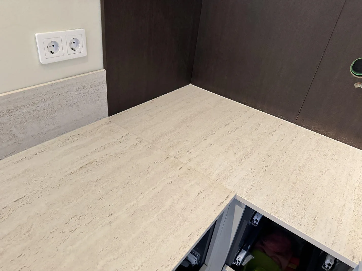 Køkkenbordplade i Dekton Marmorio, Rydebäck – billede 7