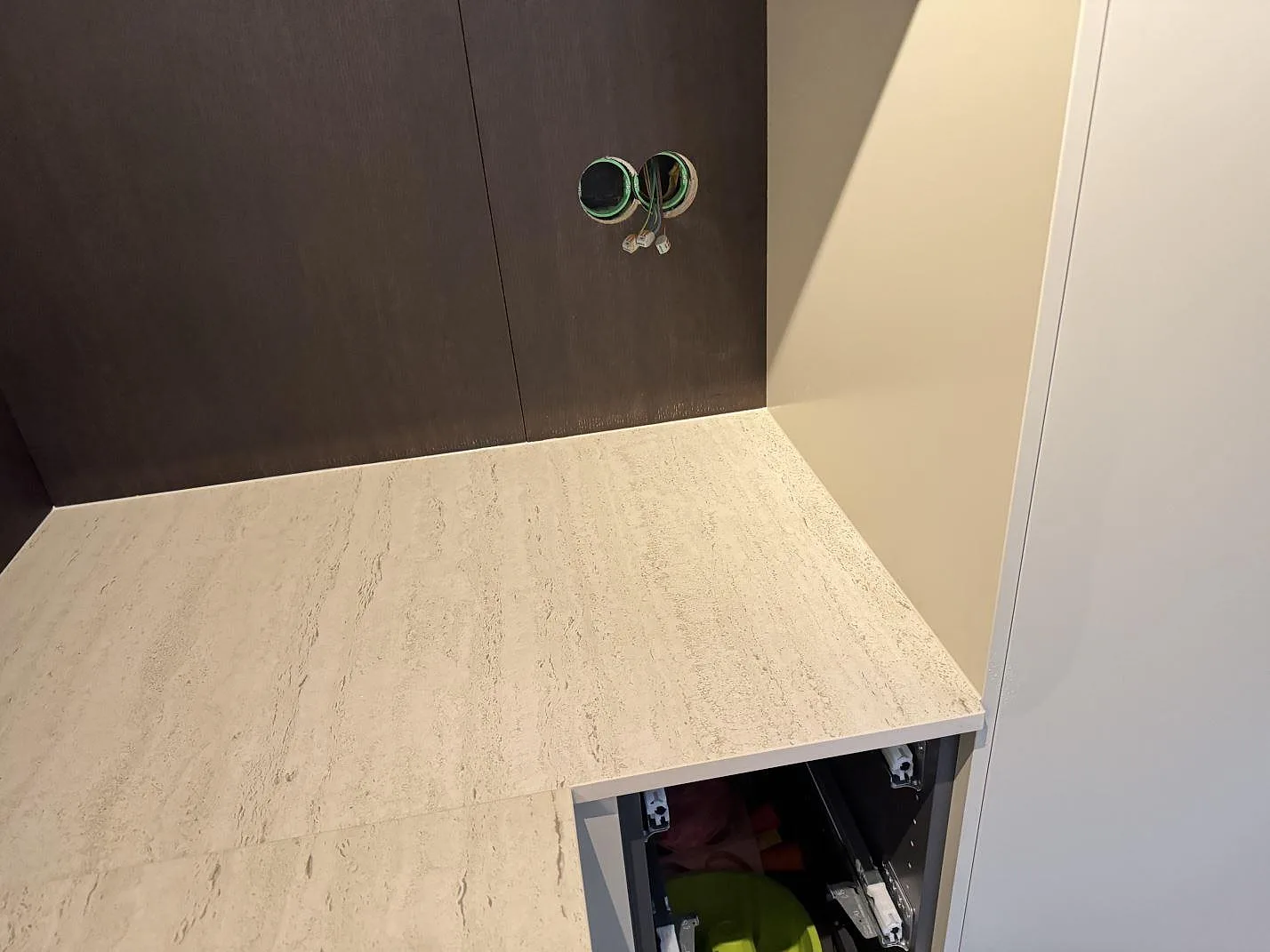Køkkenbordplade i Dekton Marmorio, Rydebäck – billede 8
