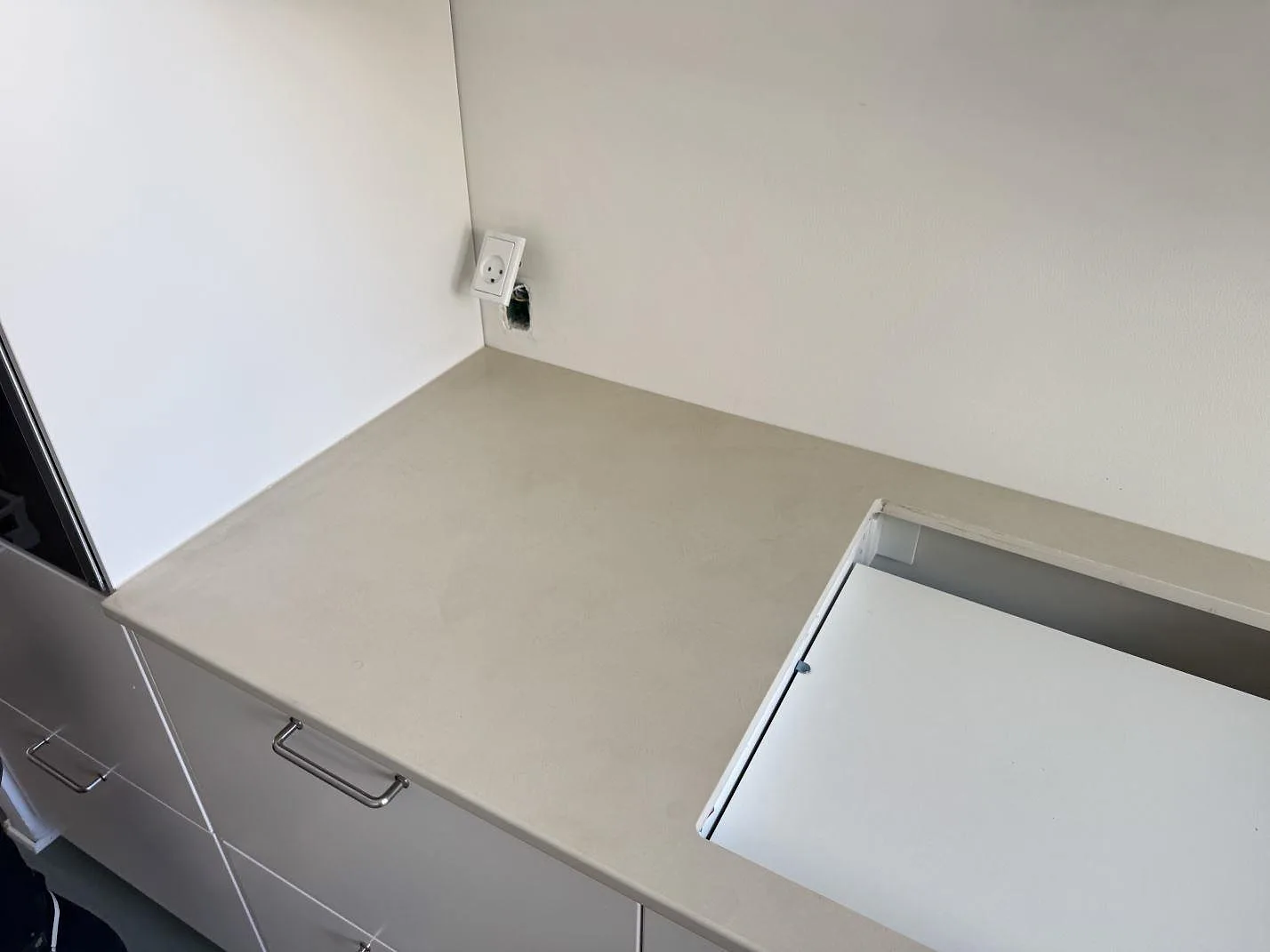 Køkkenbordplade i Dekton Nacre Velvet, Frederiksberg – billede 4