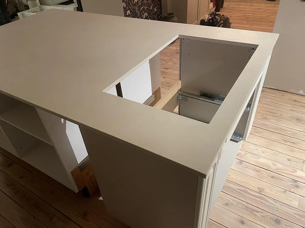 Køkkenbordplade i Dekton Nacre Velvet, Immeln – billede 7