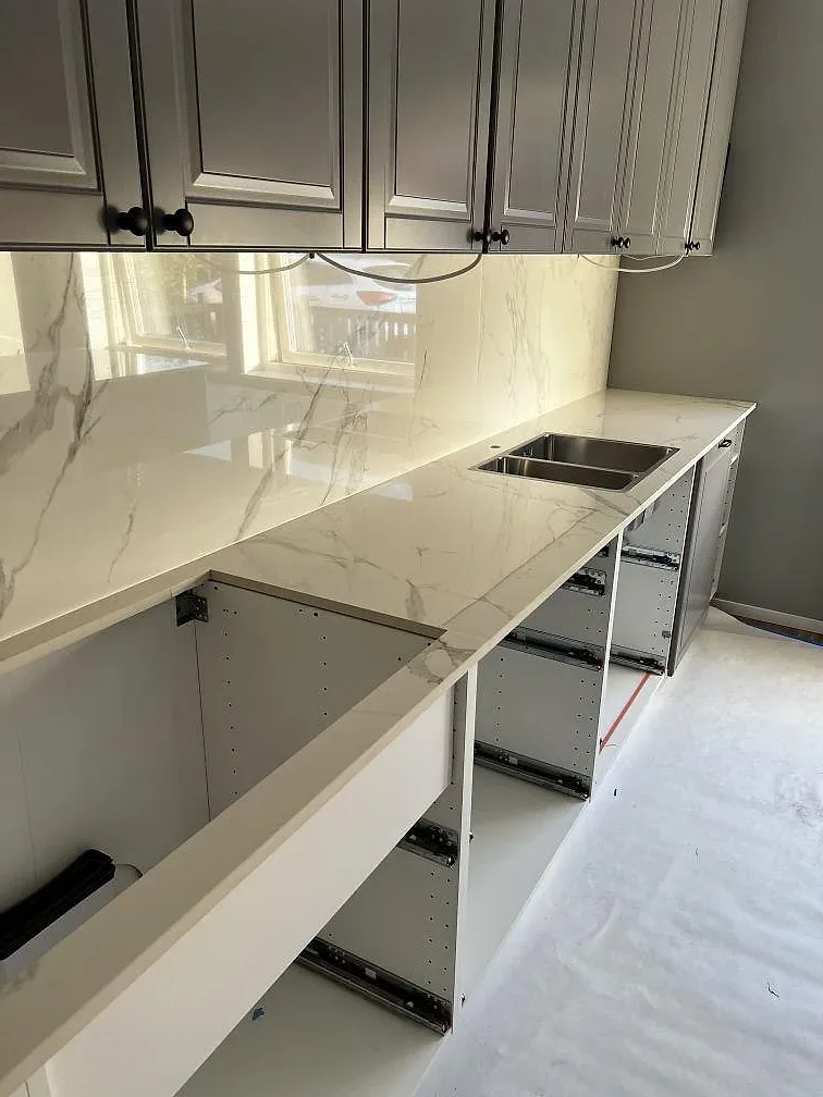Køkkenbordplade i Dekton Natura, Landskrona – billede 3