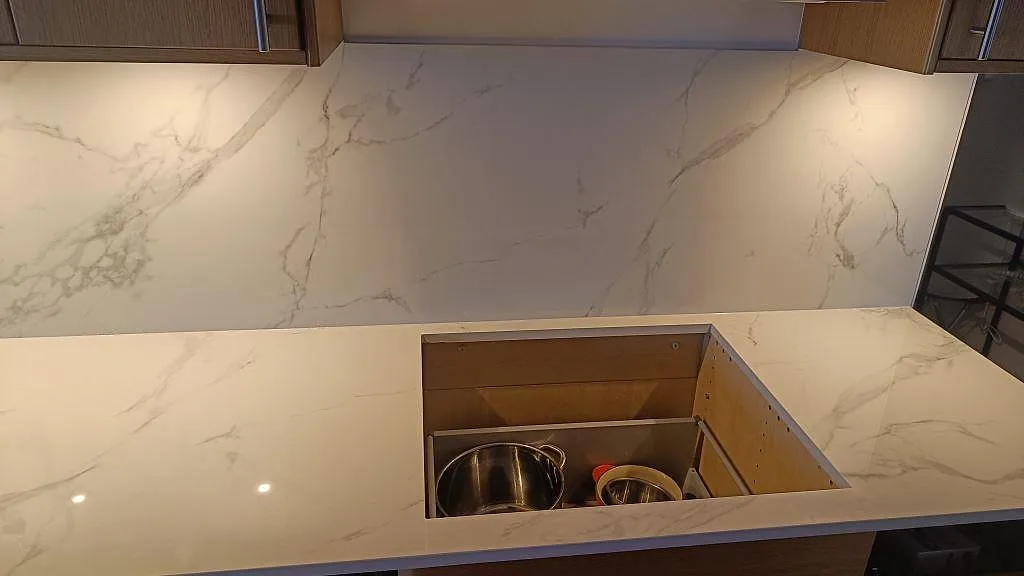 Køkkenbordplade i Dekton Natura, Limhamn – billede 5