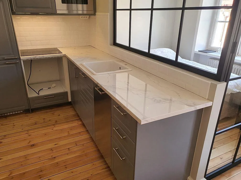 Køkkenbordplade i Dekton Natura, Stockholm