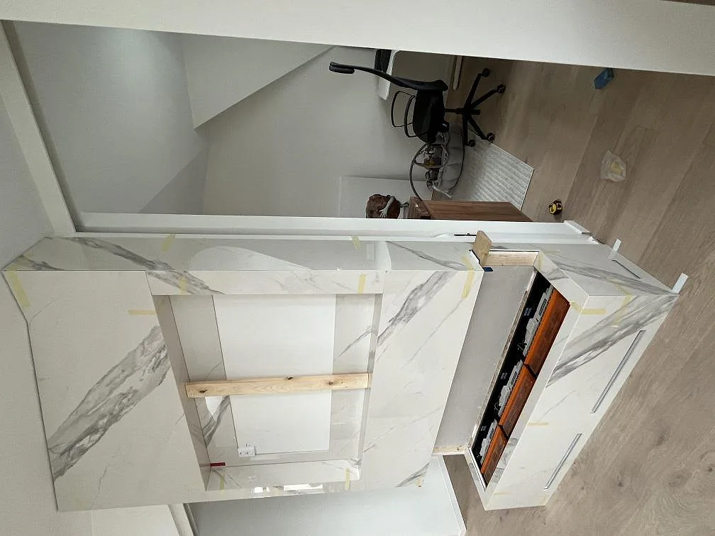 Køkkenbordplade i Dekton Olimpo, Göteborg – billede 7