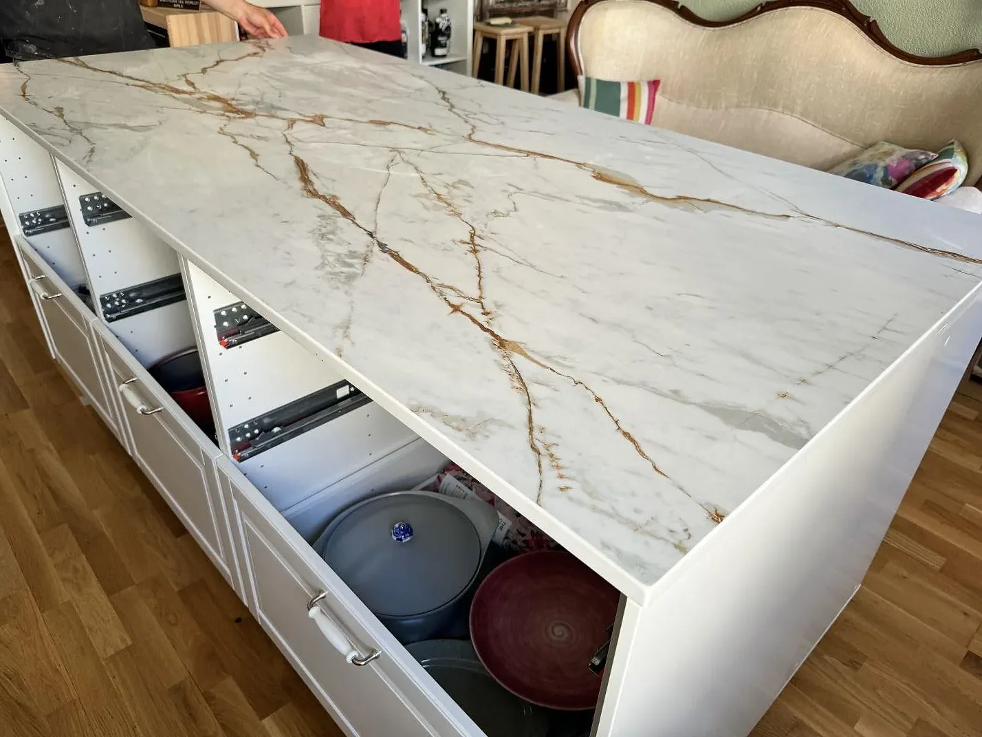 Køkkenbordplade i Dekton Reverie, Malmö – billede 4