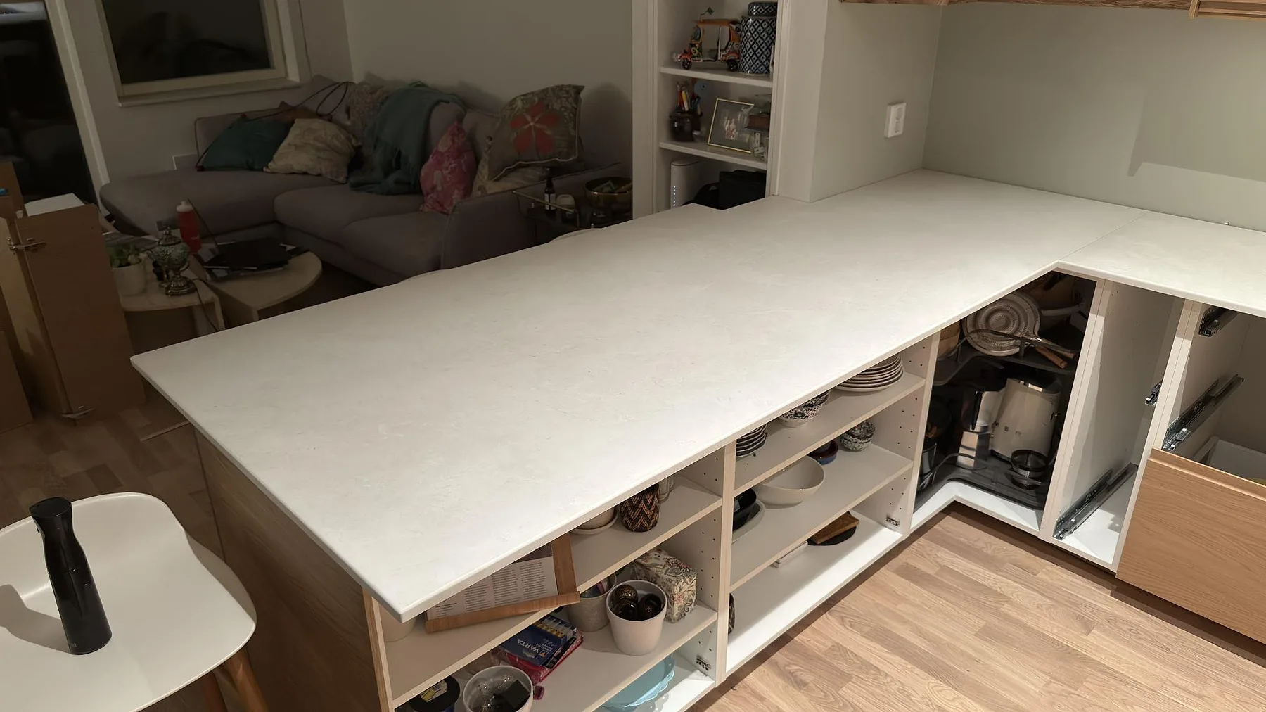 Køkkenbordplade i Dekton Sandik, Saltsjö-Boo – billede 6