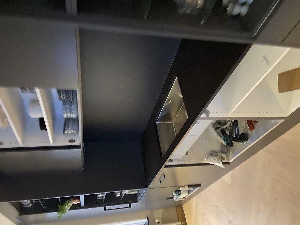 Køkkenø i Dekton Sirius-keramik, Göteborg – billede 7