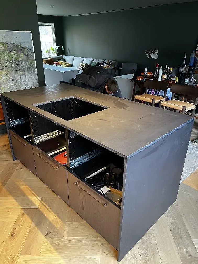 Køkkenbordplade i Dekton Sirius, Karlshamn